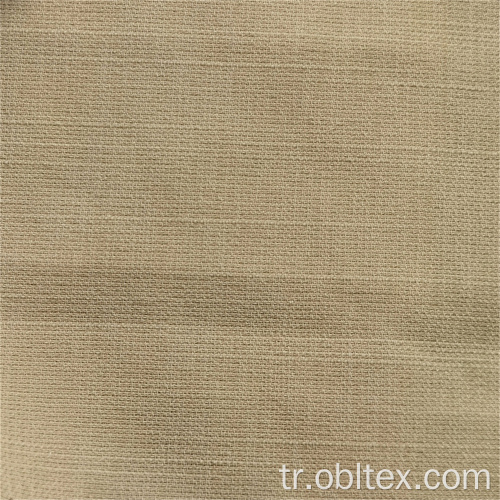 OBL22-C-063 Elbise için polyester taklit keten